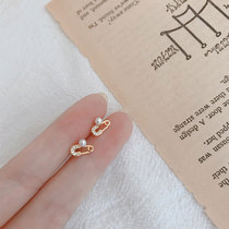 Korean cold air exquisite S925 sterling silver pin pearl earrings niche design sense light luxury earrings earrings female