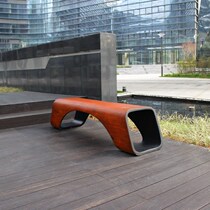 FRP leisure chair park bench outdoor creative waiting chair mall rest chair Square public chair