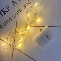 Led light string cake decoration lamp with small colorful lights flashing light string light full of stars Birthday Arrangement Stars Light Bouquet