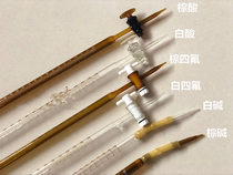 Transparent acid burette 10ML 25ML 50ML glass Burette A grade White basic Burette