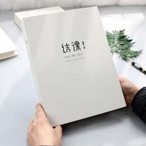 Zhang graduated Korean version of the message book fresh creative small loose leaf 100 students Primary and secondary school students first commemorative book