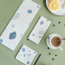 One leaf diatom mud diatom mud diatom mud absorbent Cup pad soap pad soap pad diatomite toothbrush rack wash table set