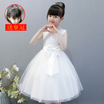 2021 Princess skirt girls summer childrens clothing foreign childrens summer dress little girl dress puffy gauze skirt