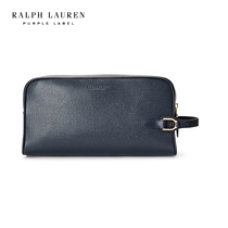 PURPLE LABEL male fit 2022 Spring Wellington leather wash bag RL51782