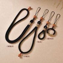 Mobile phone rope wrist rope Chinese wind neck mobile phone chain short anti-fall retro hanging ancient hanging