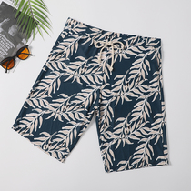 Mens beach pants loose no-loose surf seaside elastic drawstring can be launched into the water to prevent embarrassment five points mens swim trunks