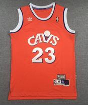 Cavaliers # 23 Orange leBron James basketball jersey