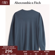 Abercrombie & Fitch Mens Loose Long Sleeve Print Logo T-Shirt 311914-1 AF