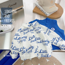 Advanced Sensation ~ Children Spring Summer Letters Printed Long Sleeve Shirt Foreign Air Baby Spring Dress Slim Fit Boy Blouse