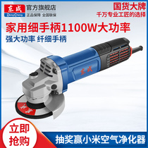 Dongcheng S1M-FF17-100 Angle Grinder Multifunctional Cutting Machine Household Small Hand Grinding and Polishing Machine
