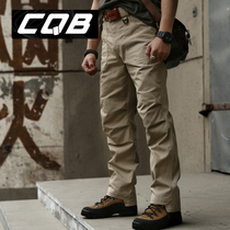 CQB military fans outdoor overalls men's long four seasons tactical pants cotton canvas combat pants large size pants