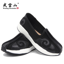 Wudang mountain road shoes Tai chi shoes mesh breathable summer lightweight soft-soled Wudang Xiangyun shoes road shoes Taoist cloud hook shoes