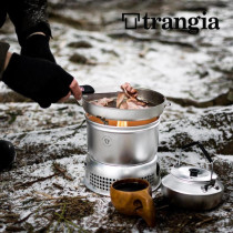 Swedish Trangia Storm Furnace Aluminum Alcohol Gas Storm Furnace Set Outdoor Picnic Camping Furnace Hanging Pot Send Shovel