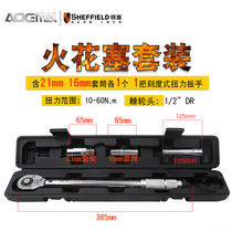 Edma scale spark plug torque wrench High-precision preset adjustable car auto repair tire set