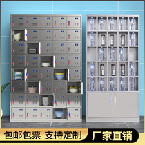 Stainless steel locker staff canteen Dogge cupboard factory restaurant magnetic suction door dinner plate cabinet lockers cupboard lockers