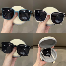 Children Fashion foldable sunglasses polarized ink mirror CUHK Silicone Gel Glasses Kid anti-UV Glasses