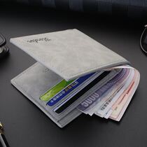 Wallet Short Clip Male College Student Small Crowddesign Mens Small Wallet Short 2021 New Japanese Leather Clips Casual