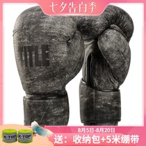 TITLE BOXIN GLOVES GLORY VINTAGE MADE OLD BOXING MUAY THAI GLOVES BOXING GLOVES