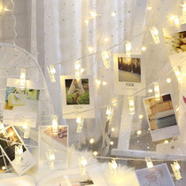 newsoo Photo Photo Photo Wall clip colored lights flashing lights Star Girl heart room dormitory decorative lights