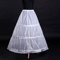 Wedding Dress Skirt Brace Oversized Superfluffy Steel Ring Fluffy Bride Three Steel Ring Thickened Encrypted Fabric Fish Bone Liner Dress A