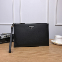 Men Envelope Handbags Fashion Ultrathin Hand Grip Baotou Layer Bull Leather Business Hand Grab Bag Casual Hand Carry Bag