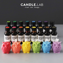 CANDLE LAB) high concentration CANDLE liquid dye soy wax beeswax paraffin jelly wax pigment color