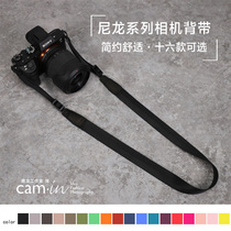cam-in nylon simple camera strap Digital oblique cross micro single photography shoulder strap retro narrow mouth universal type