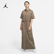 Jordan official Nike Jordan womens one-piece clothing winter spring new loose environmental protection splash water DM5236