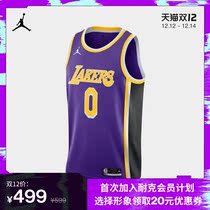 Jordan official Nike Jordan Los Angeles Lakers NBA mens Jersey breathable JUMPMANCV9481