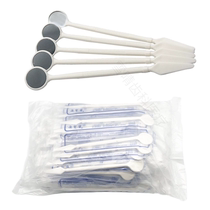 Dental Mouth Mirror Disposable Odontoscope Oral Mirror Probe Tweezers Small Mirror Oral Examination Tool Kit