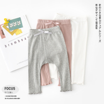 Baby beats bottom pants Spring and autumn in thin section pure cotton spring summer season large pp fart outside wearing gush male female baby pants