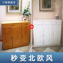 Furniture white paint brush wood white spray paint wood paint wood door bed cabinet refurbished wood wardrobe color change water-based paint