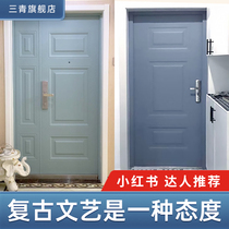 Retro color paint Wood paint Wood solid wood paint Cabinet household self-brush renovation change color old furniture Water-based wood paint