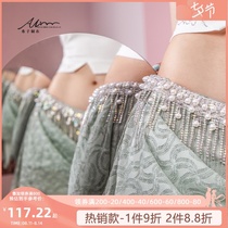 Xizijia belly dance waist chain female oriental dance new tassel sexy handmade colored diamond dance accessories(Zhizhen)