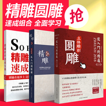 Beijing fine carving tutorial books artform fine carving cheats Full set of relief drawing path video fine carving software