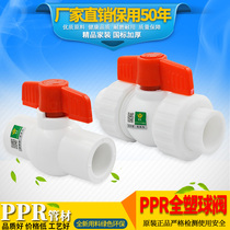 PPR double live full plastic ball valve ppr water pipe fittings 20 4 water distribution pipe fittings fittings