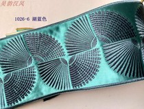 10cm wide high-grade simulation silk embroidery embroidery shell scallop pattern lace Hanfu webbing zero cut