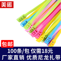 Naughty Fort accessories cable tie childrens paradise pvc leather tube color nylon tie 8*350100 bag