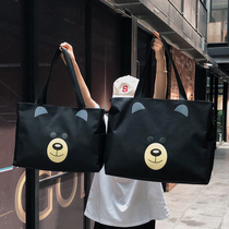 Cute Travel Bag Woman Luggage Bag Short Walk Travel Travel Tour Package Out Bag Big Capacity Dress Bag