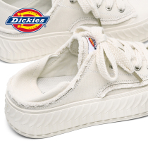 Dickies cookie shoes in summer two white canvas shoes can step on heel shoes and half slip white shoes