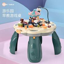 Childrens Day multifunctional game table baby early education toy building block table 9 month treasure 6 Learning 1 puzzle year old gift