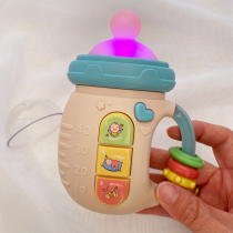 Bottle toys to soothe rattle newborn puzzle grip can gnaw gnawing tooth Music light baby toys