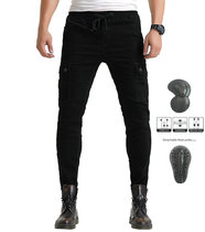 Motorcycle pants riding pants casual pants overalls Four Seasons locomotive wrestling pants men and women Fashion pants invisible protective gear