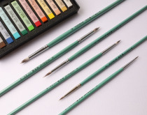 Voltaire Blue Sky leaf hook line Pen water chalk Oil Brush water wash can pen watercolor set pen kindergarten watercolor