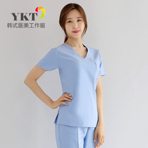 Plastic hospital nurse suit split suit Korean version of medical beauty tooling tattoo dress oral dental overalls