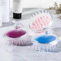 Baby shampoo brush silicone bath artifact for young children to remove dirt newborn baby bath sponge bath products