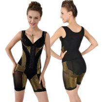 Tianfan Imperial plastic body garment magnetic titanium Crystal titanium Crystal belly lifting hip Beauty Slimming body split underwear set