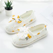 Seat Moon Shoes Summer style ultra soft pregnant woman shoes One foot pedal non-slip light and thin summer months Sub-shoes outwear postpartum shoes