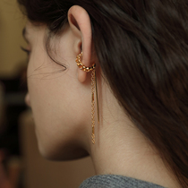 pn ear clip ear-no-ear-hole female earrings cool retro temperament superior style minimalist Personality Earbone Clip Earner