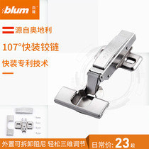 Blum Blum Austria Quick Fit Undamped Hinge Mute Wardrobe Cabinet Unspring Hinge 107 °